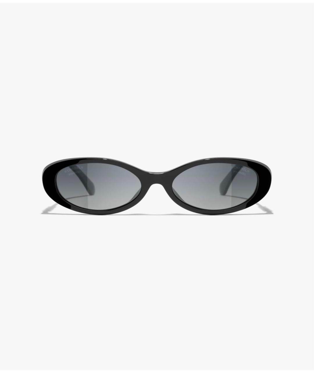 CHANEL Золотые металлические солнцезащитные очки, фото 6