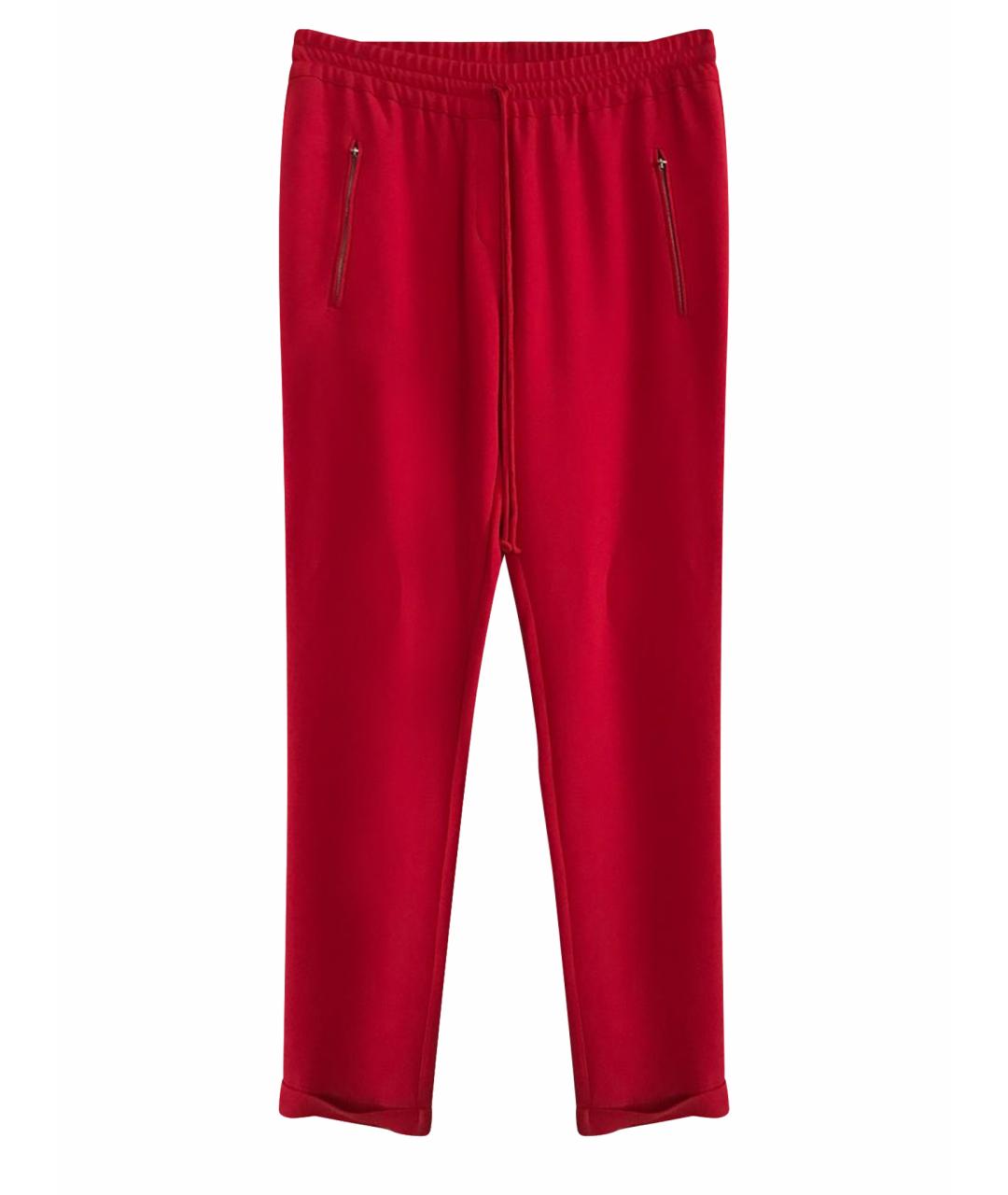 STELLA MCCARTNEY Красные прямые брюки, фото 1