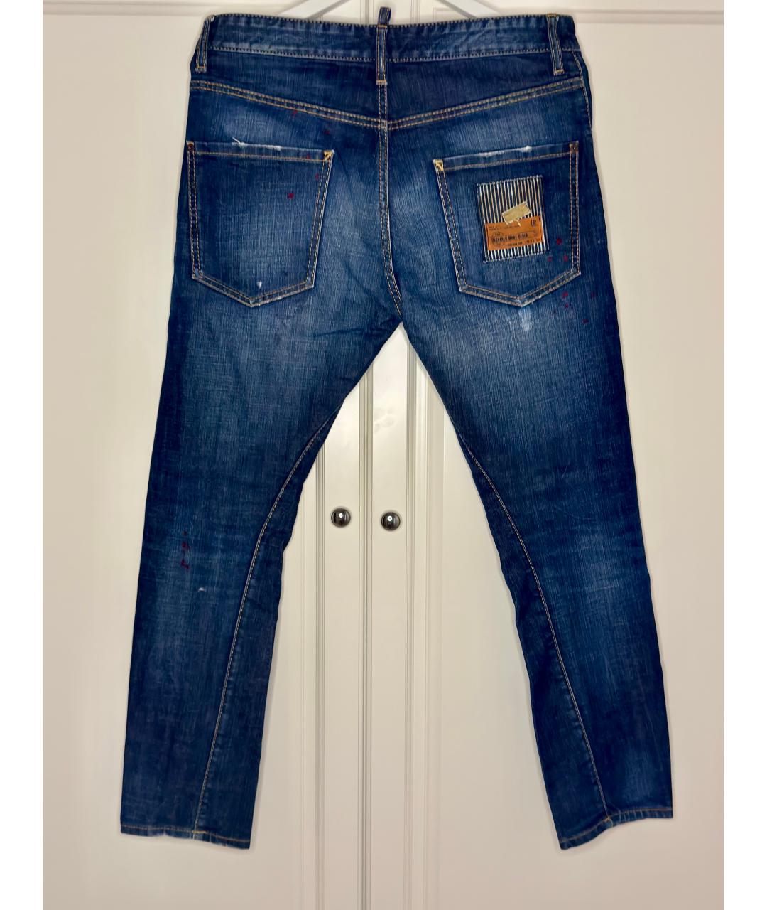 DSQUARED2 Мульти хлопко-эластановые джинсы скинни, фото 2