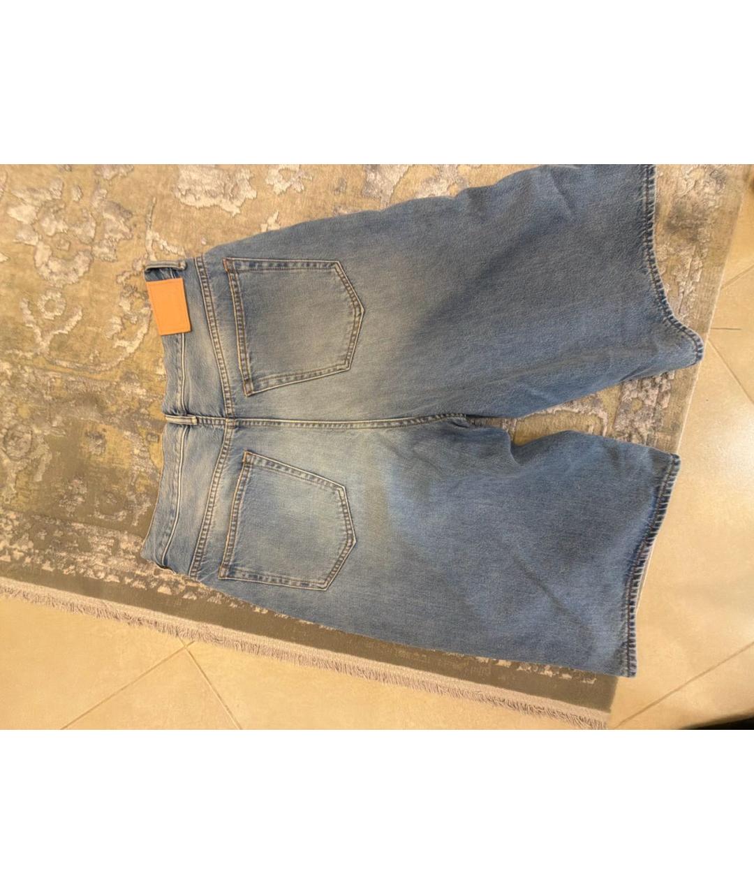 ACNE STUDIOS Голубые деним шорты, фото 2