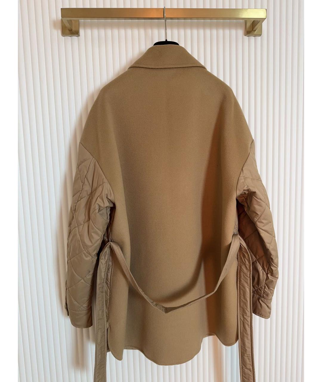WEEKEND MAX MARA Бежевая шерстяная куртка, фото 2