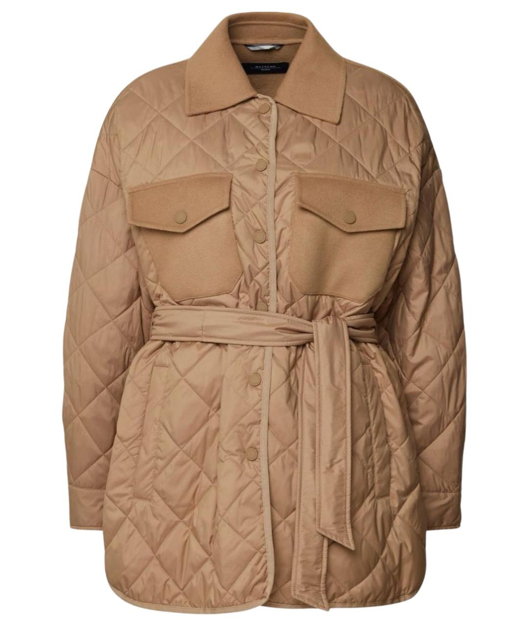 WEEKEND MAX MARA Бежевая шерстяная куртка, фото 1