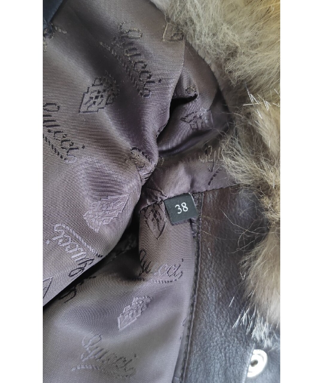 GUCCI Коричневая замшевая куртка, фото 5