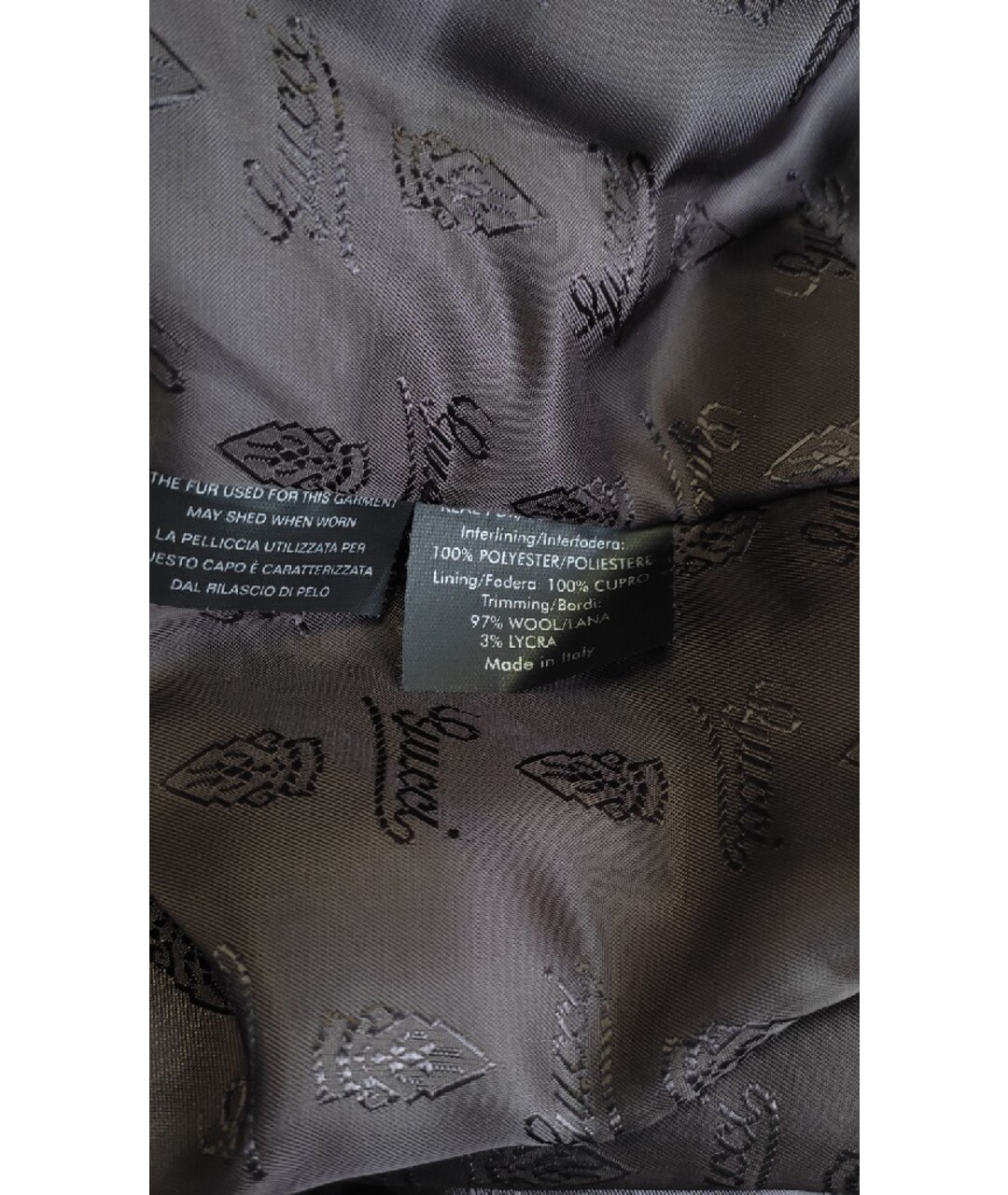 GUCCI Коричневая замшевая куртка, фото 9