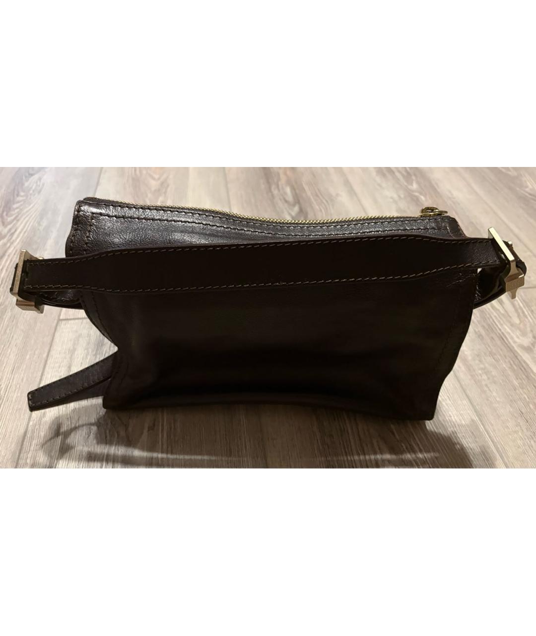GIVENCHY Коричневая кожаная сумка с короткими ручками, фото 2
