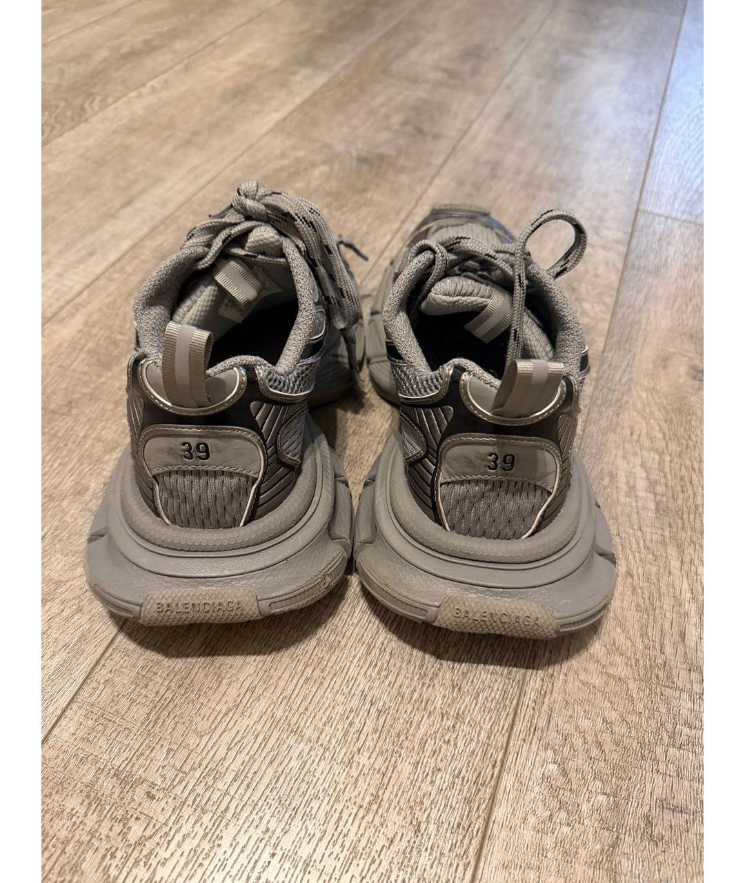 BALENCIAGA Серые кроссовки, фото 4