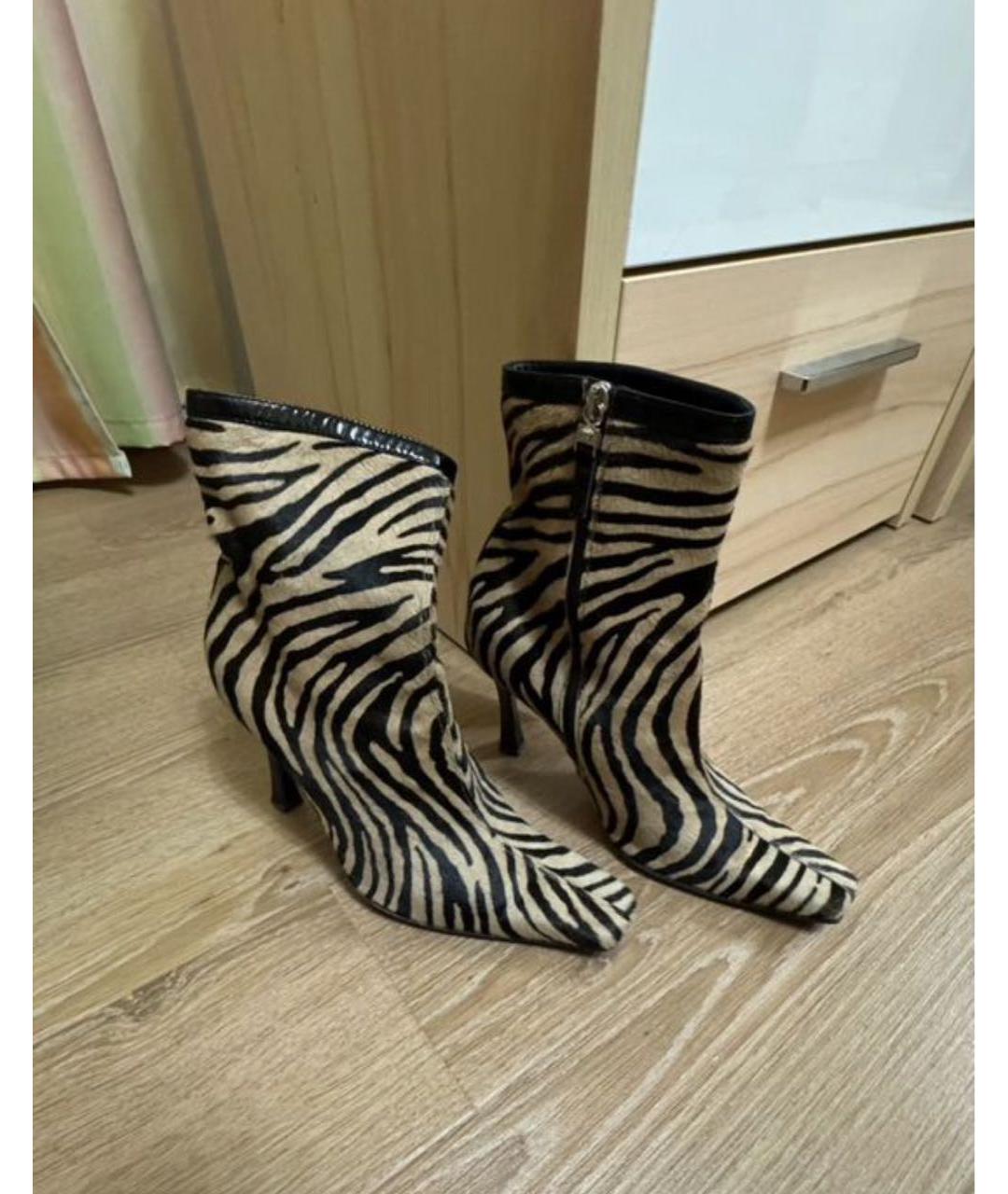 VERSACE Бежевые полусапоги, фото 8