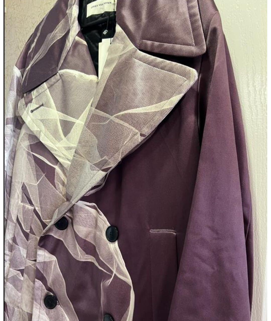 DRIES VAN NOTEN Атласное пальто, фото 7