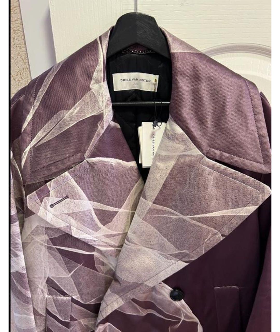 DRIES VAN NOTEN Атласное пальто, фото 3