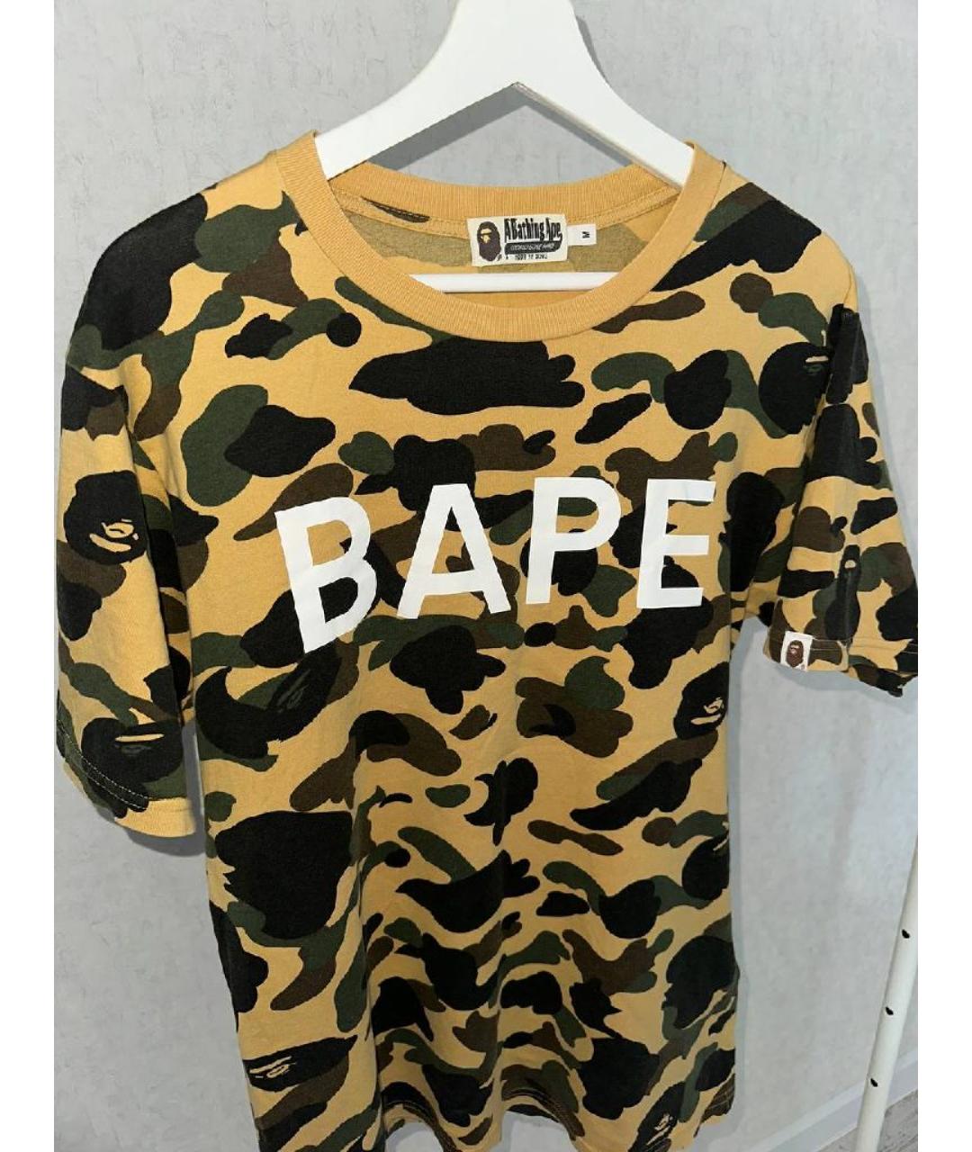 BAPE Мульти хлопковая футболка, фото 4