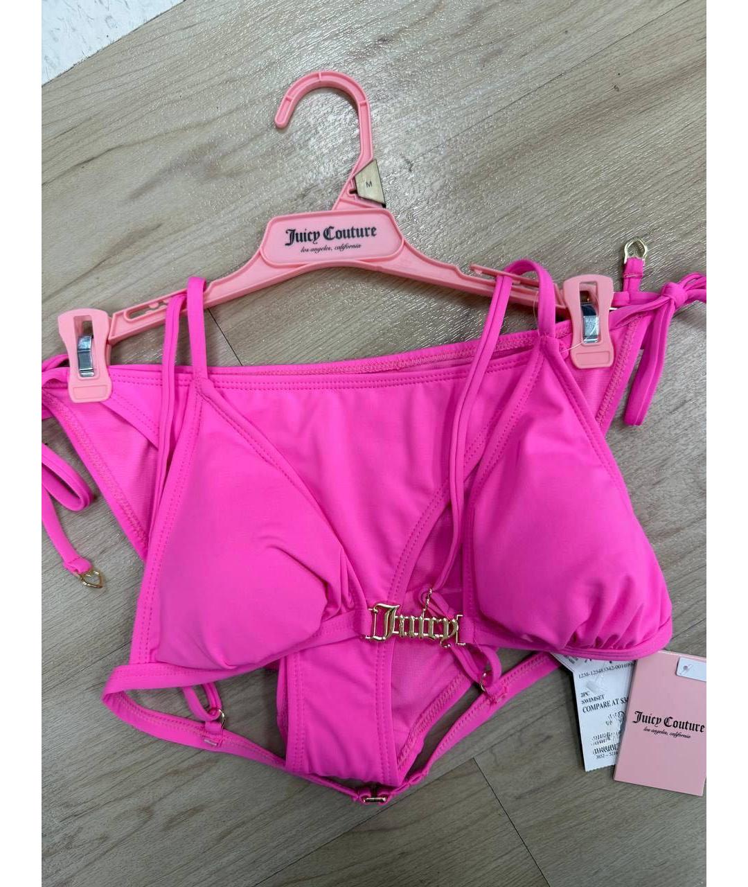 JUICY COUTURE Розовый купальник, фото 4