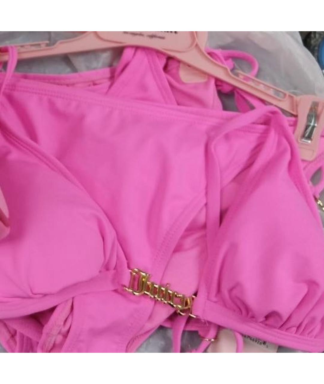 JUICY COUTURE Розовый купальник, фото 3