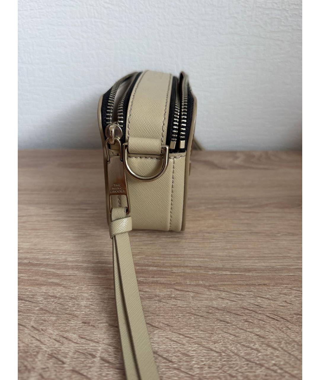 MARC JACOBS Бежевая кожаная сумка через плечо, фото 2