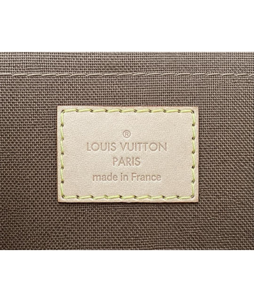 LOUIS VUITTON Коричневая канва сумка через плечо, фото 6