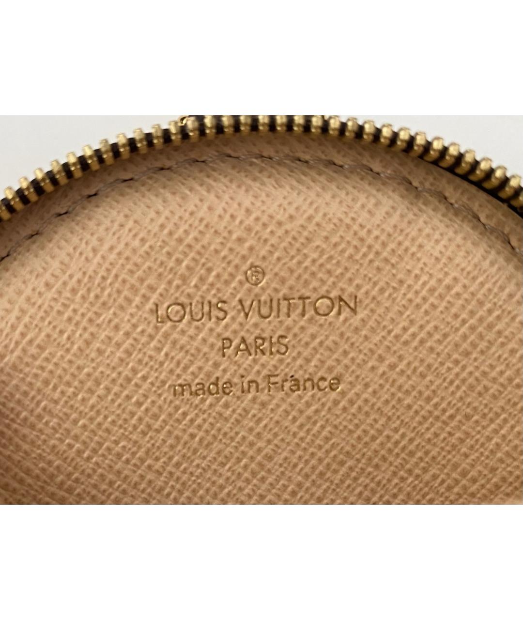LOUIS VUITTON Коричневая канва сумка через плечо, фото 5
