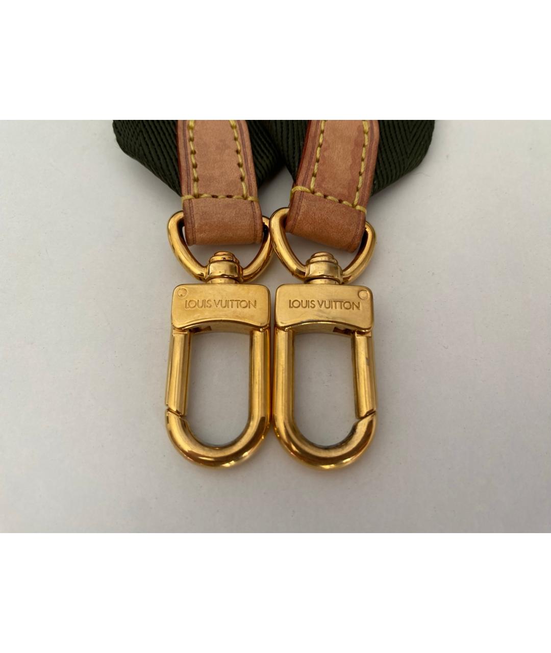 LOUIS VUITTON Коричневая канва сумка через плечо, фото 4