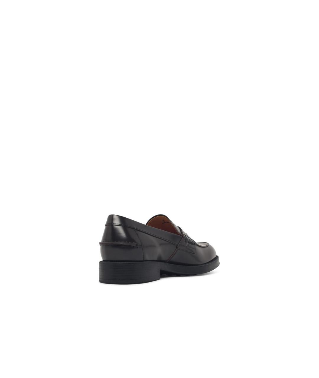 TOD'S Коричневые кожаные лоферы, фото 3