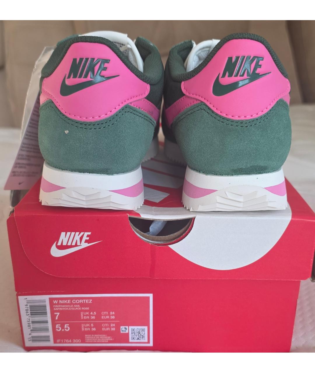NIKE Зеленые кроссовки, фото 4