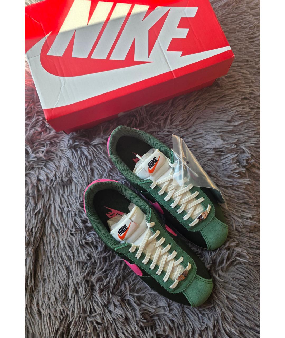 NIKE Зеленые кроссовки, фото 3