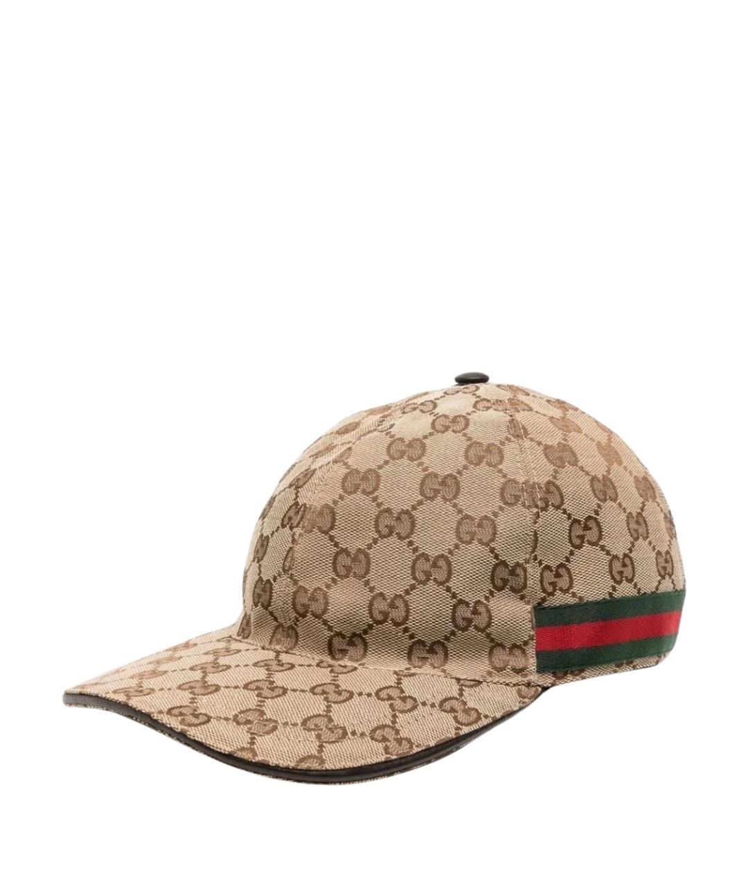 GUCCI Бежевая кепка/бейсболка, фото 1