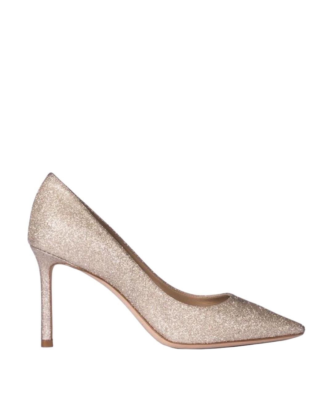 JIMMY CHOO Золотые туфли, фото 1
