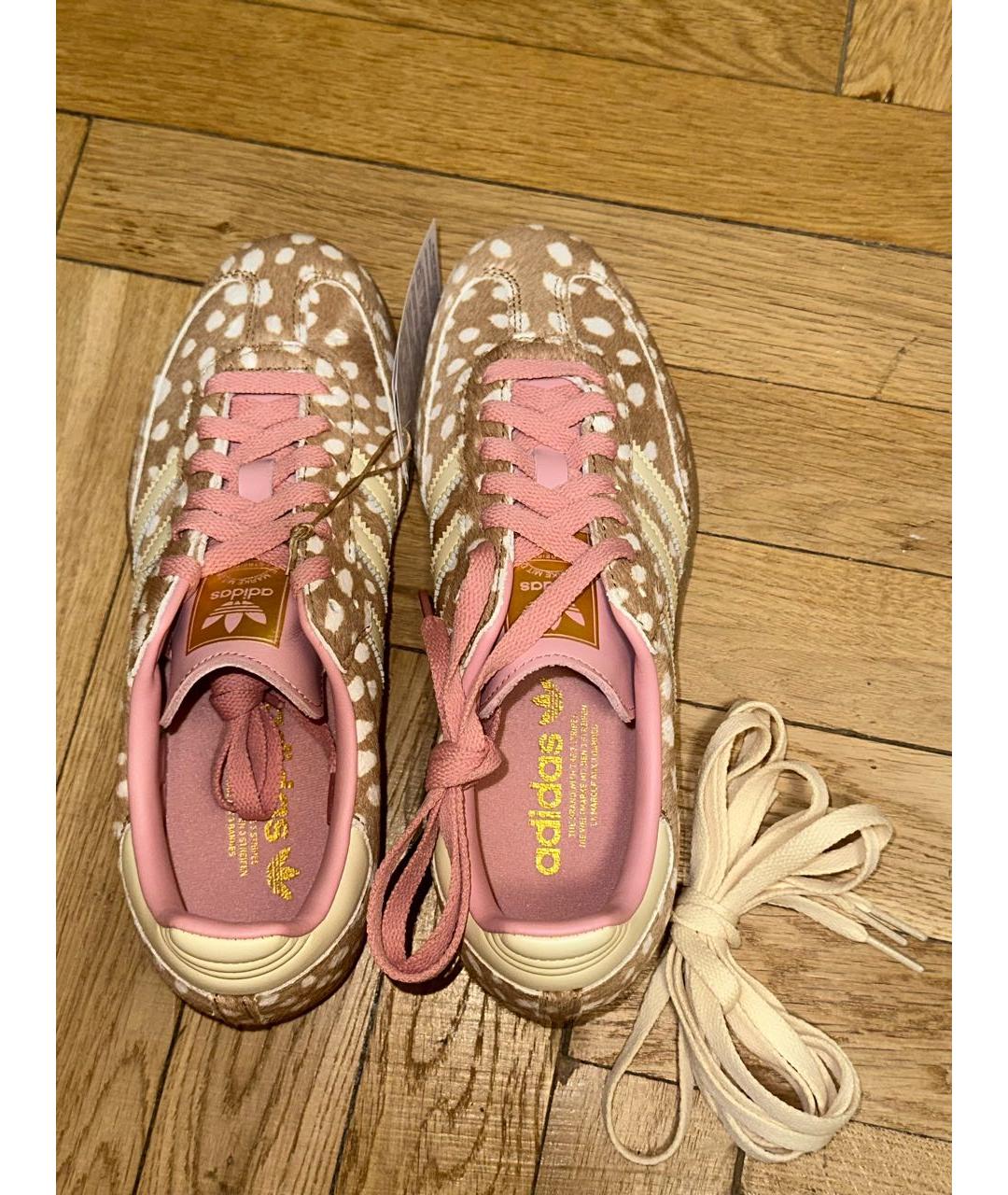ADIDAS Коричневые кеды, фото 3