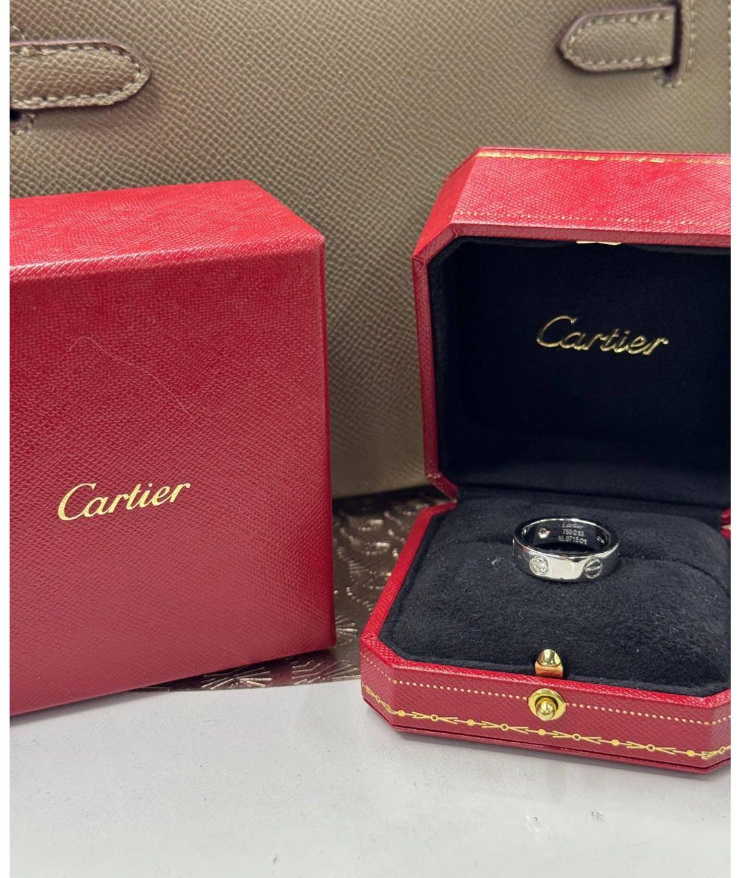 CARTIER Серебряное кольцо из белого золота, фото 3