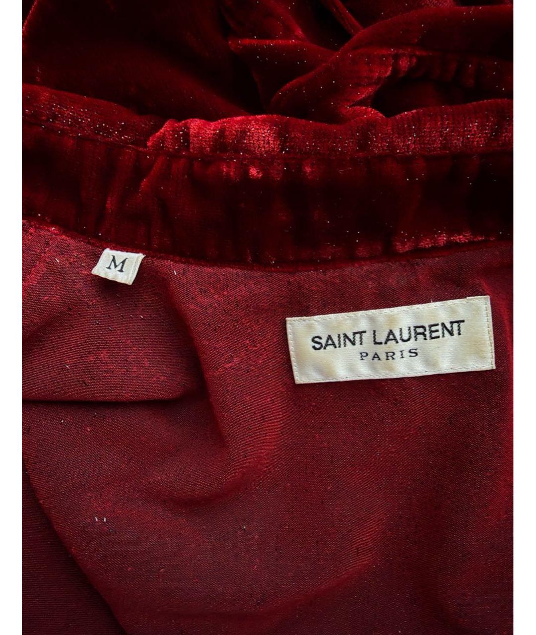 SAINT LAURENT Красная рубашка, фото 3