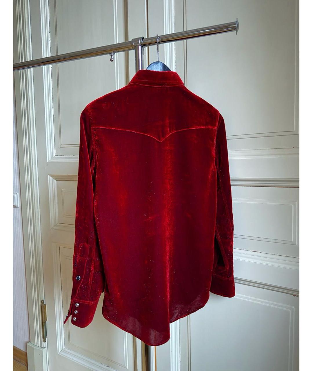 SAINT LAURENT Красная рубашка, фото 2