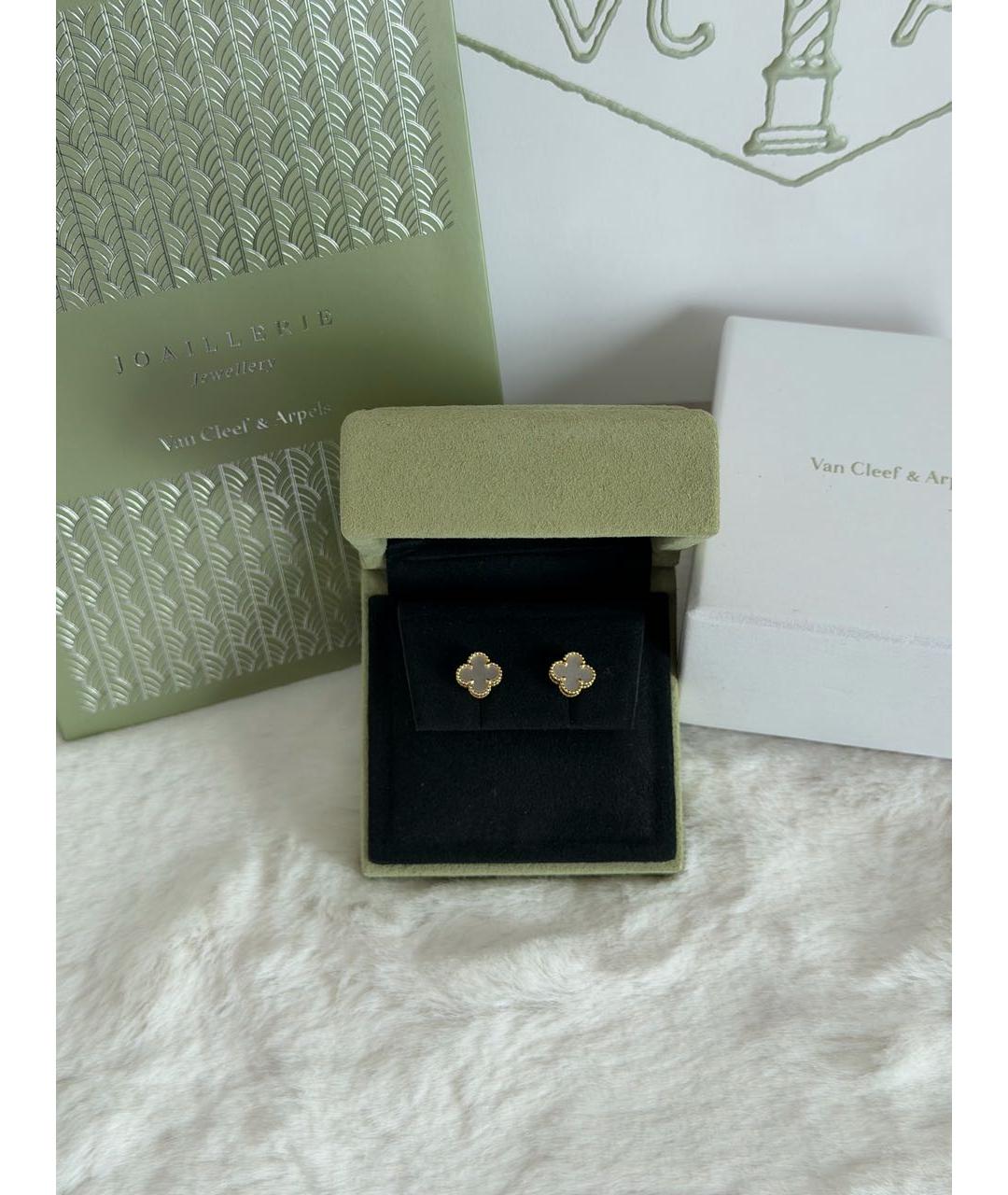 VAN CLEEF & ARPELS Золотые серьги из желтого золота, фото 2