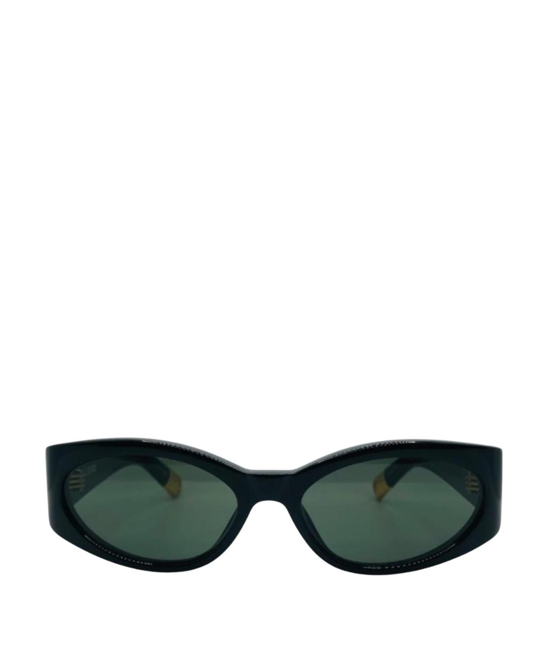 JACQUEMUS Черные пластиковые солнцезащитные очки, фото 1