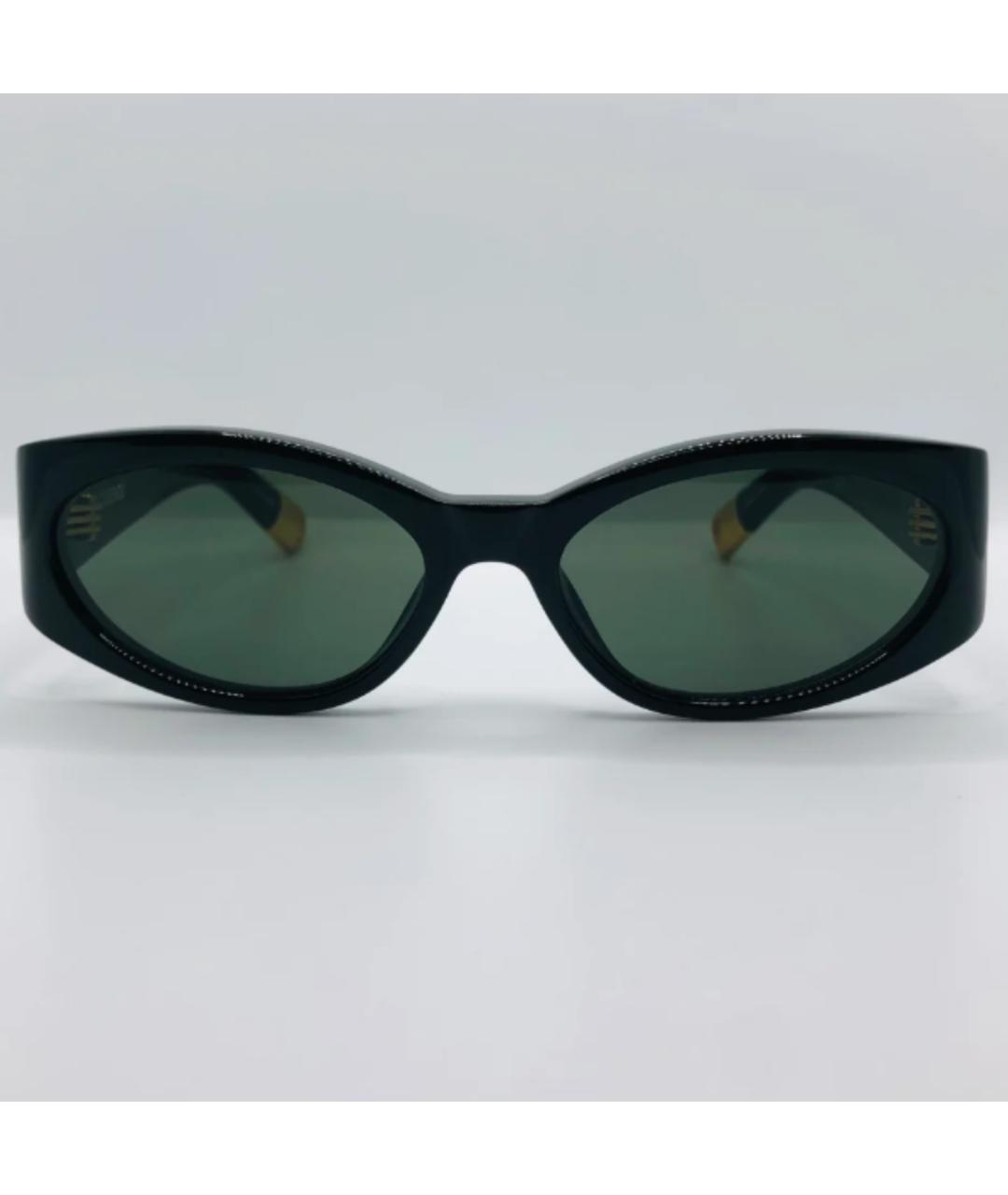 JACQUEMUS Черные пластиковые солнцезащитные очки, фото 5