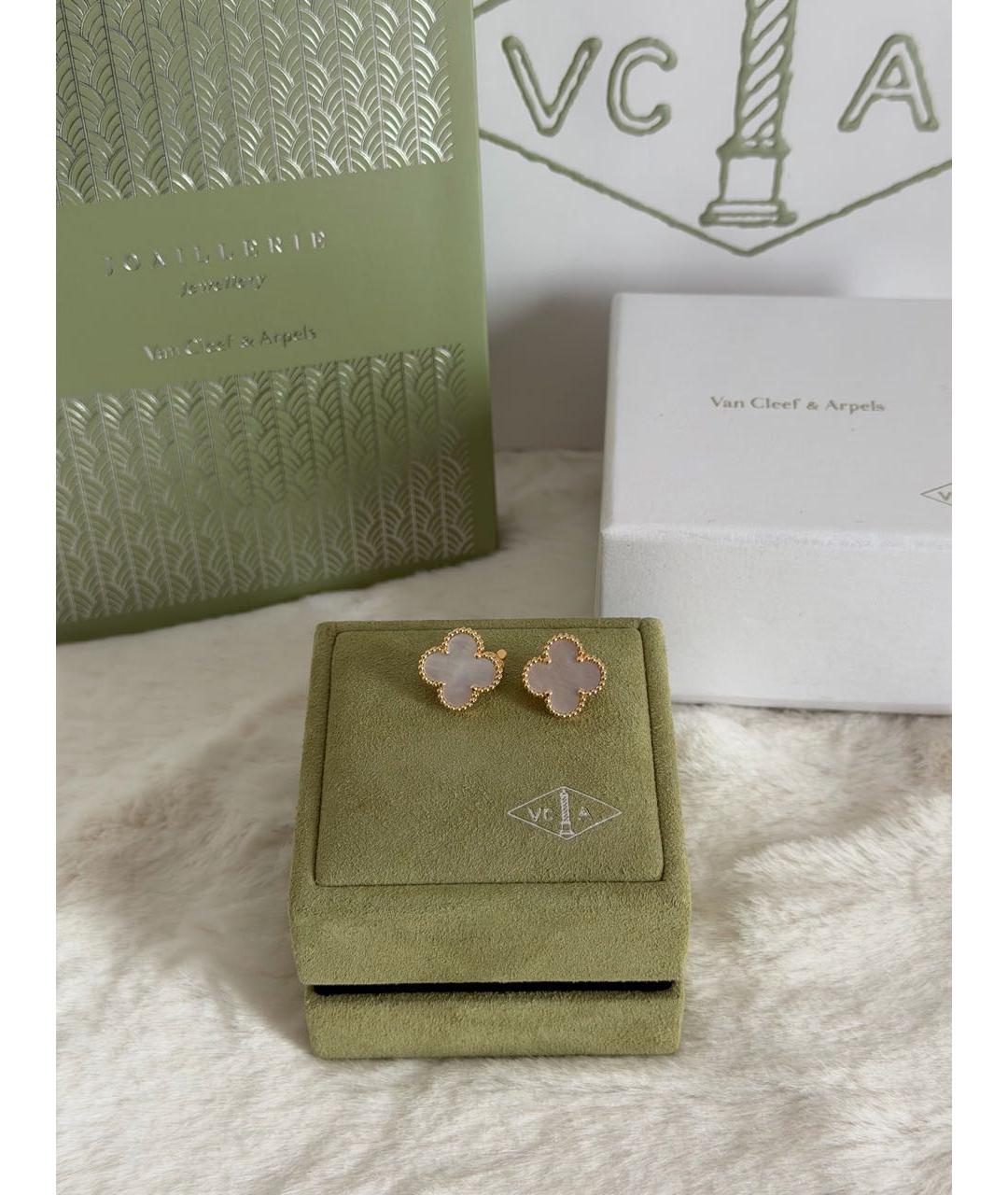 VAN CLEEF & ARPELS Золотые серьги из желтого золота, фото 4