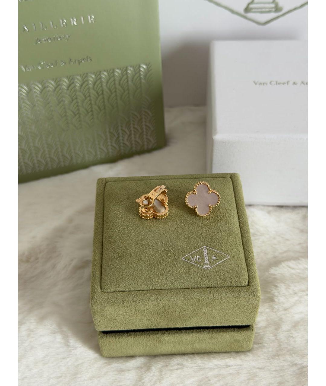VAN CLEEF & ARPELS Золотые серьги из желтого золота, фото 3