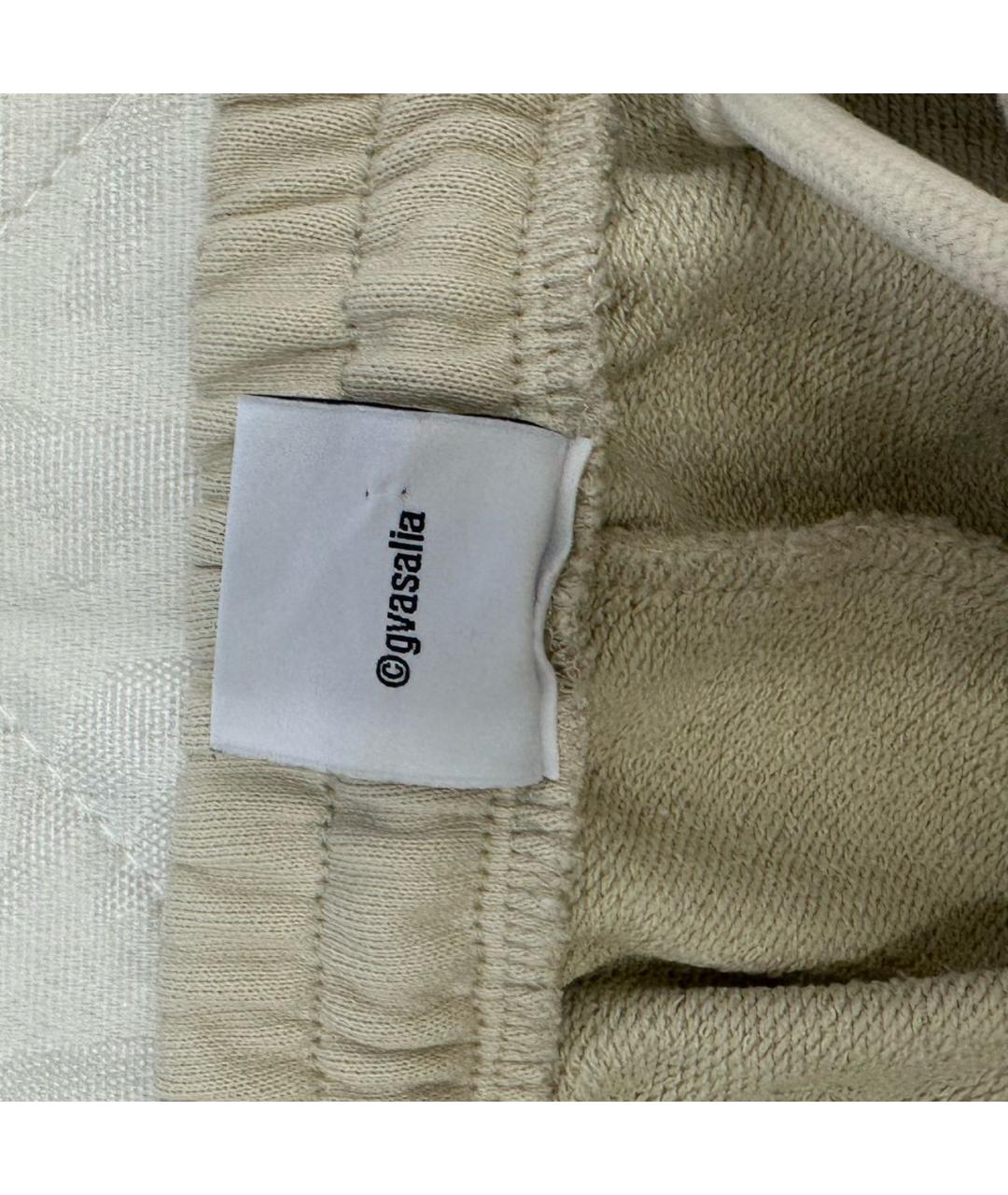 VETEMENTS Бежевые хлопковые спортивные брюки и шорты, фото 4