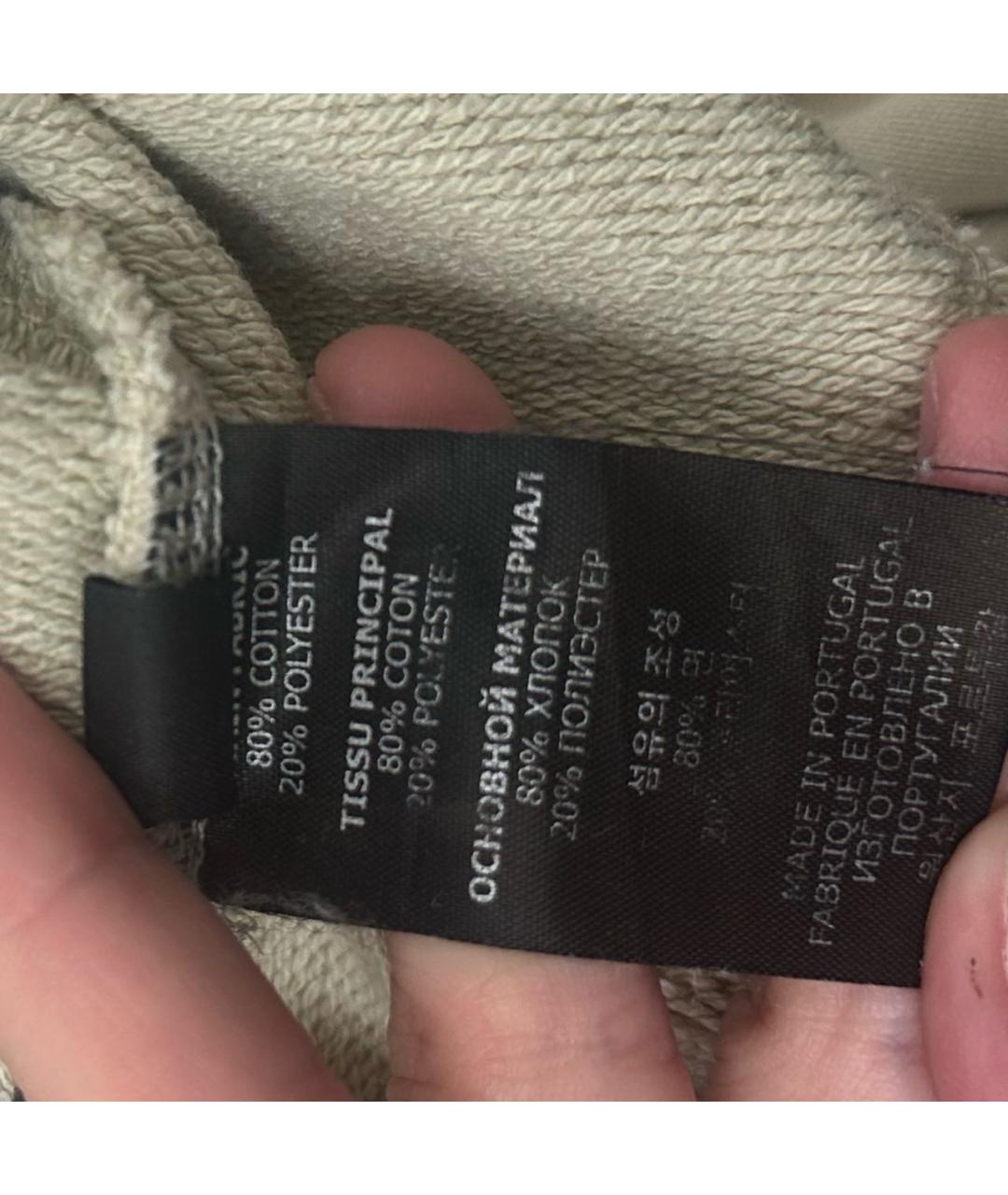 VETEMENTS Бежевые хлопковые спортивные брюки и шорты, фото 6