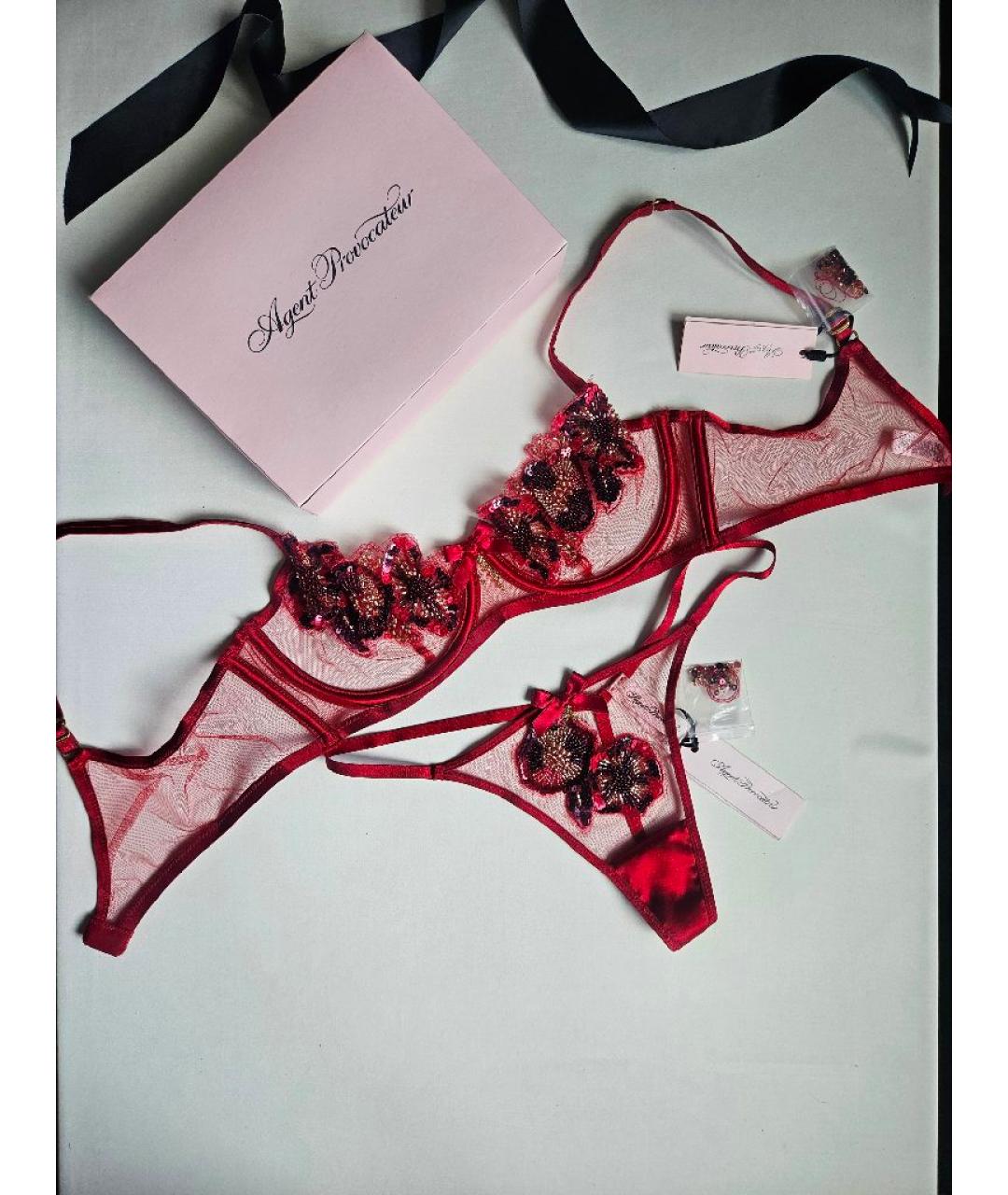 AGENT PROVOCATEUR Красный комплекты, фото 3