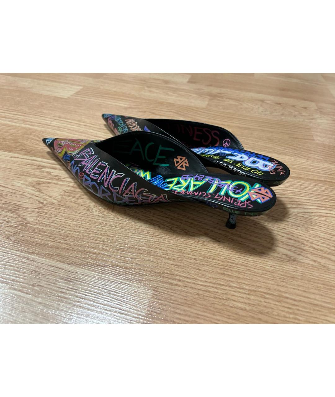 BALENCIAGA Мульти мюли, фото 4