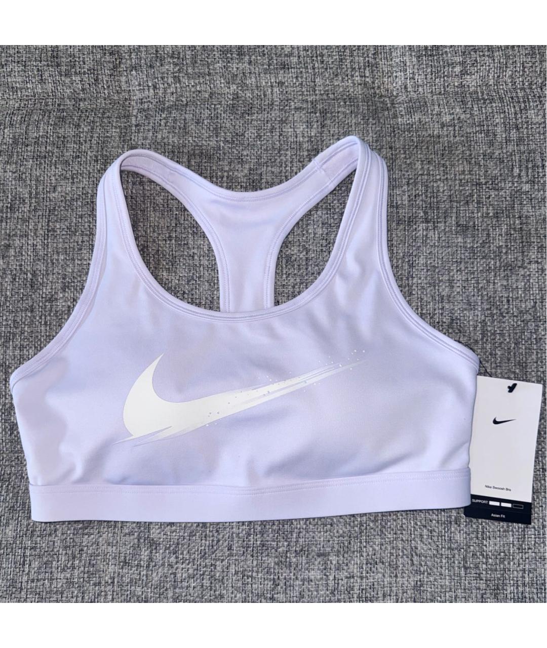 NIKE Белая полиэстеровая майка, фото 5
