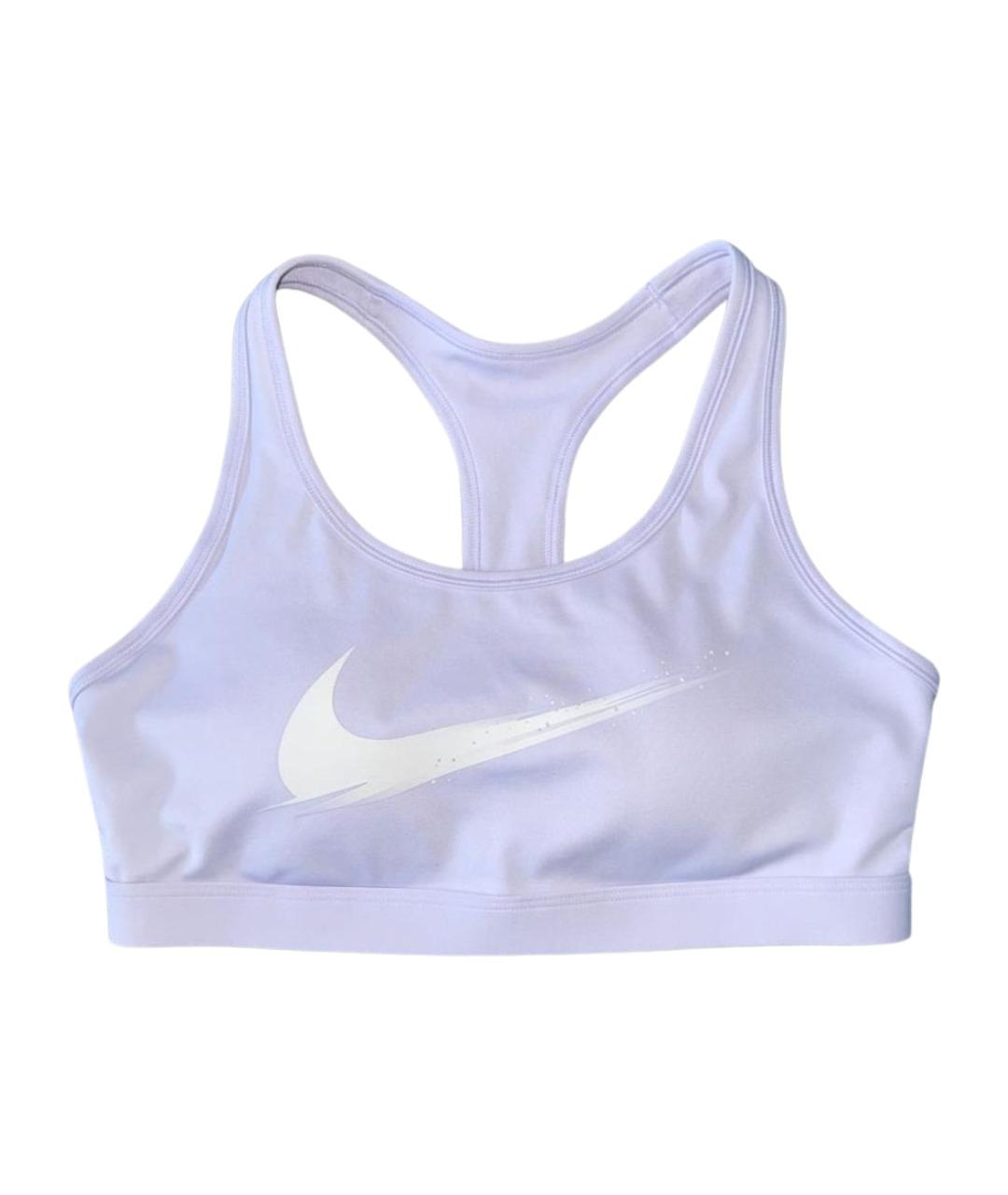 NIKE Белая полиэстеровая майка, фото 1