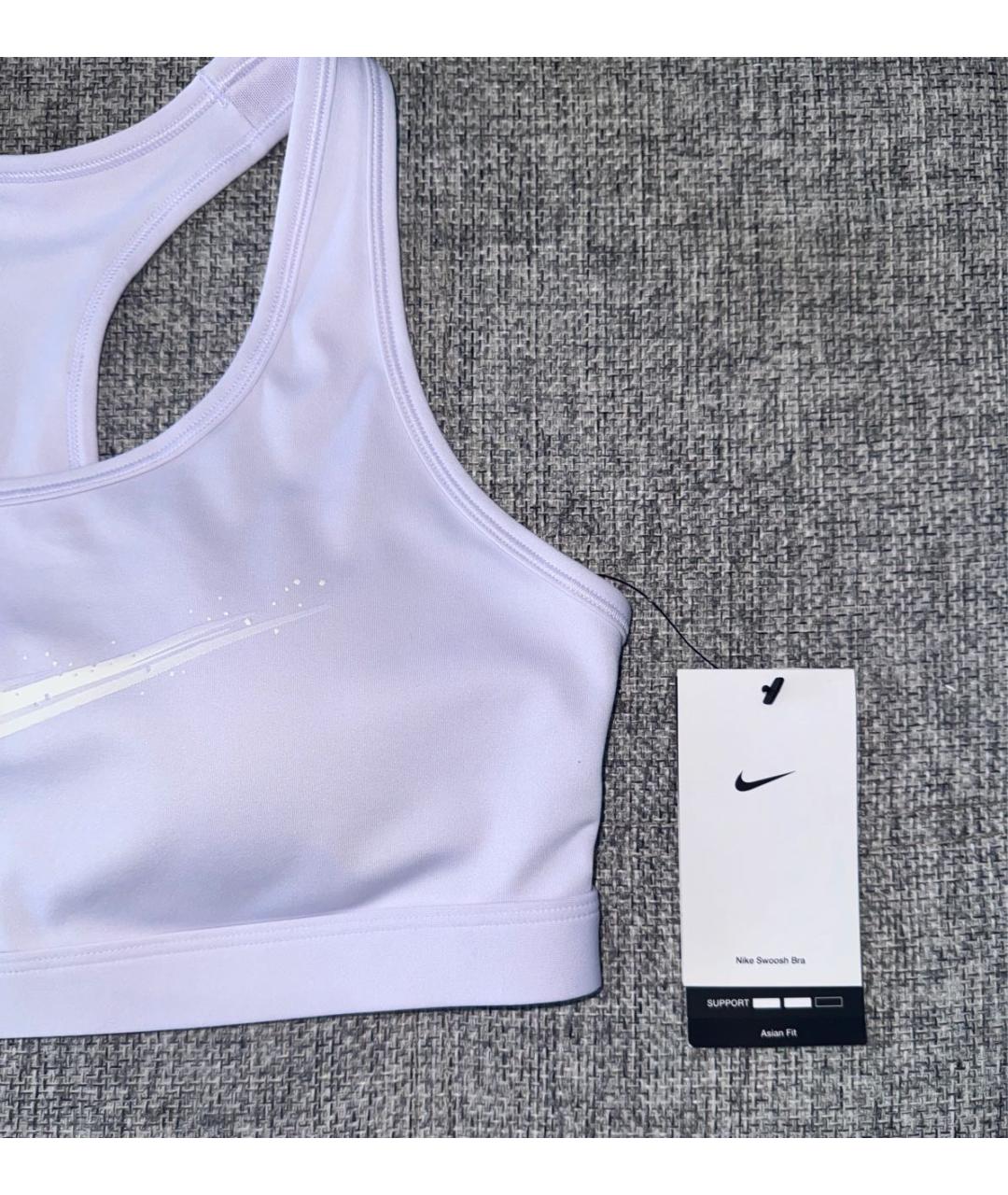 NIKE Белая полиэстеровая майка, фото 6