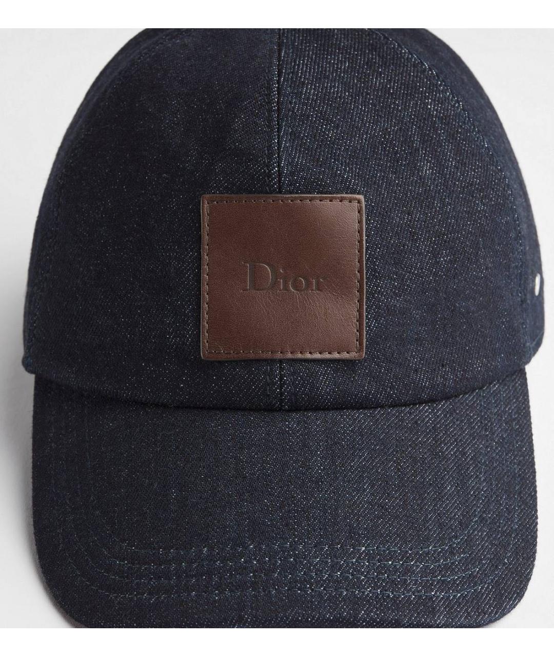 CHRISTIAN DIOR Синяя хлопковая кепка/бейсболка, фото 3