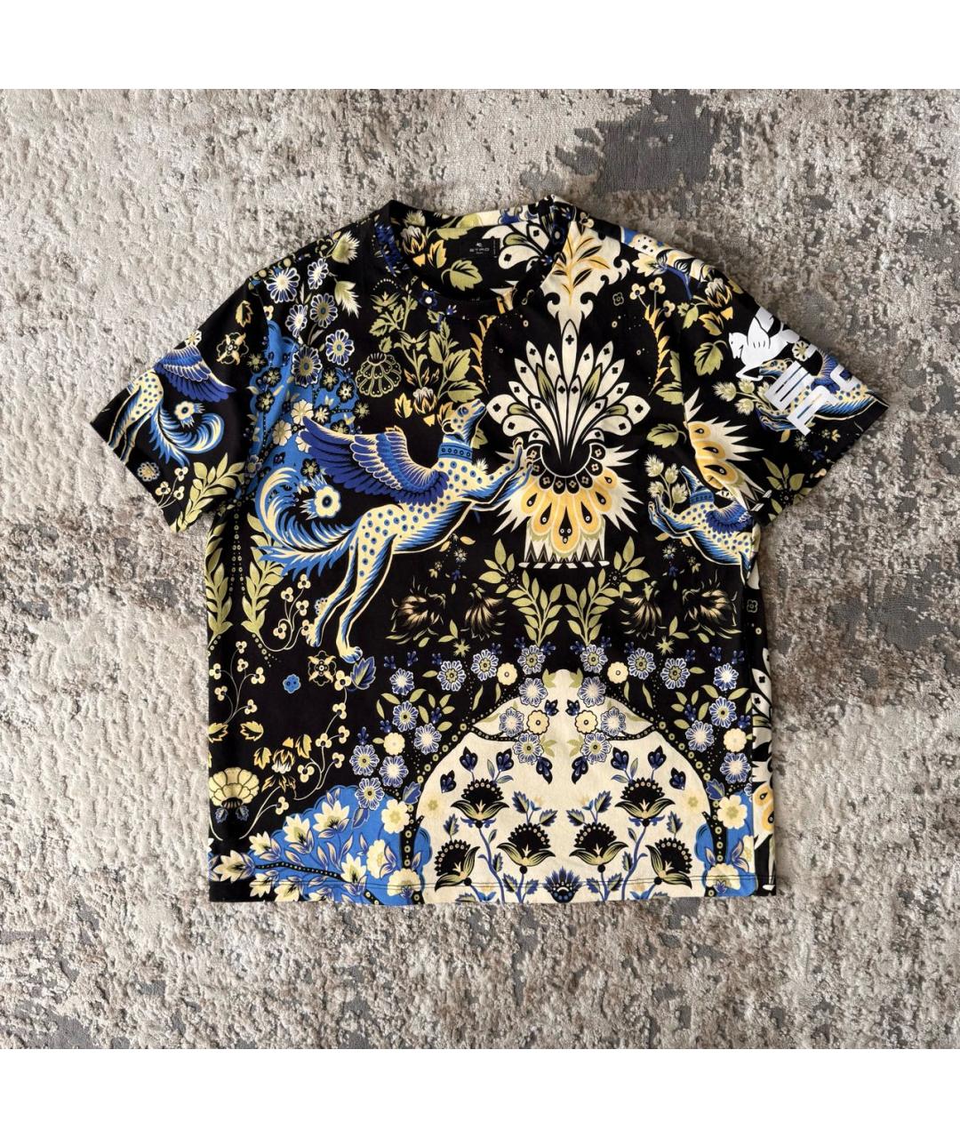ETRO Мульти хлопковая футболка, фото 9