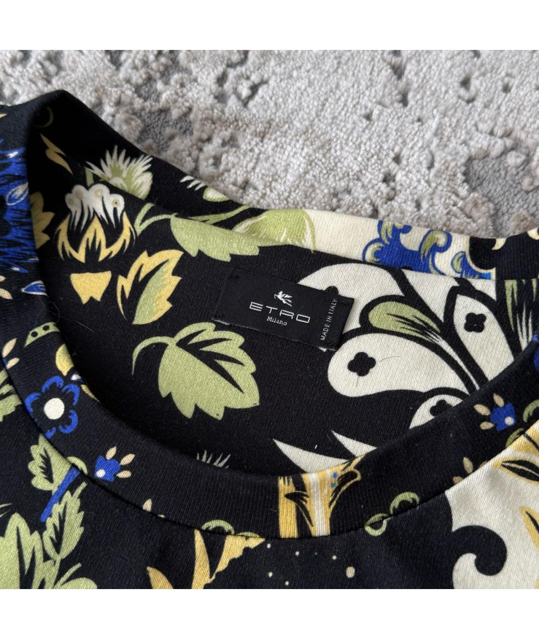 ETRO Мульти хлопковая футболка, фото 6