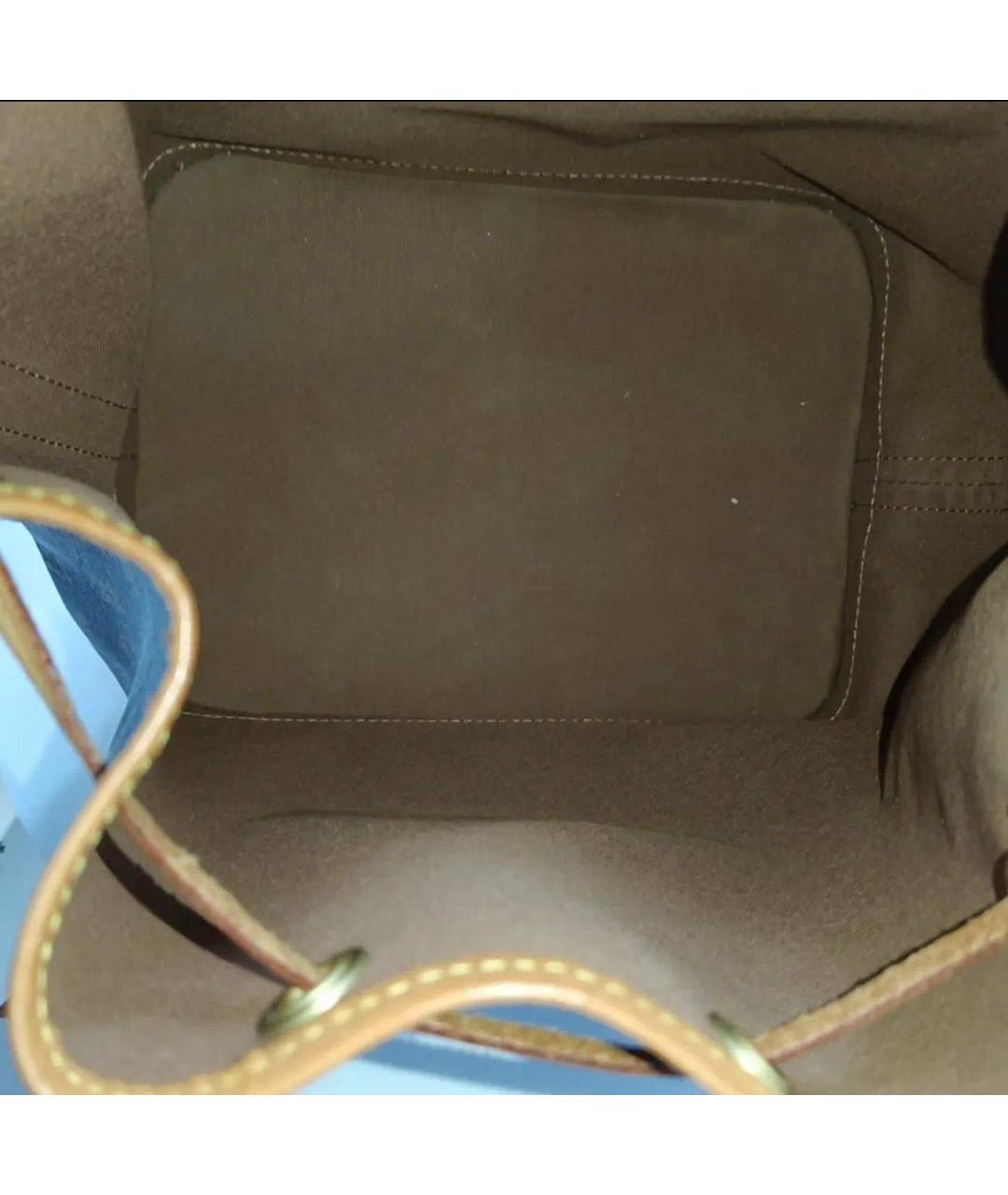 LOUIS VUITTON Коричневая канва сумка через плечо, фото 3