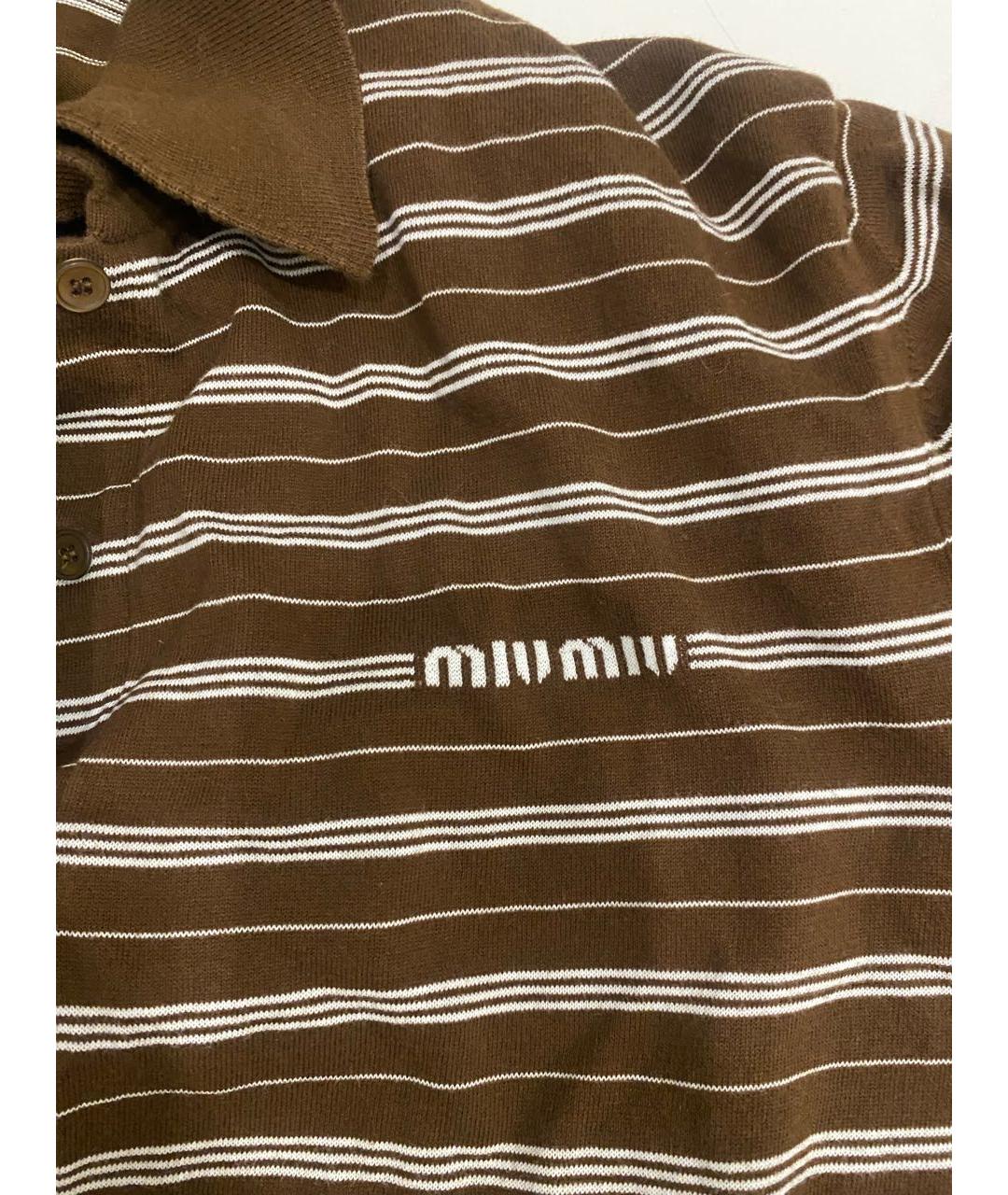 MIU MIU Мульти футболка, фото 3