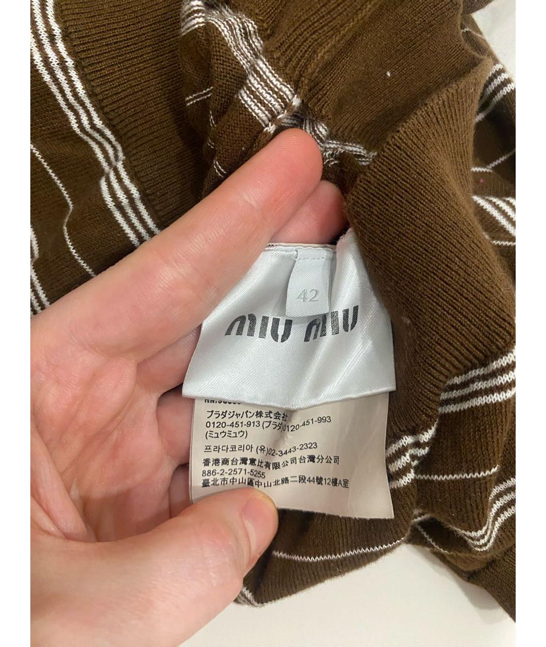 MIU MIU Мульти футболка, фото 6