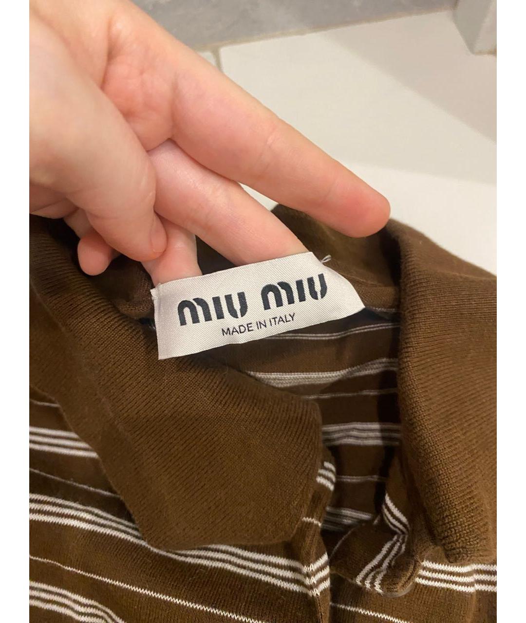 MIU MIU Мульти футболка, фото 4