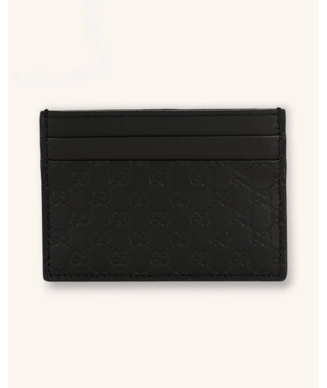 GUCCI Черный кожаный кардхолдер, фото 2