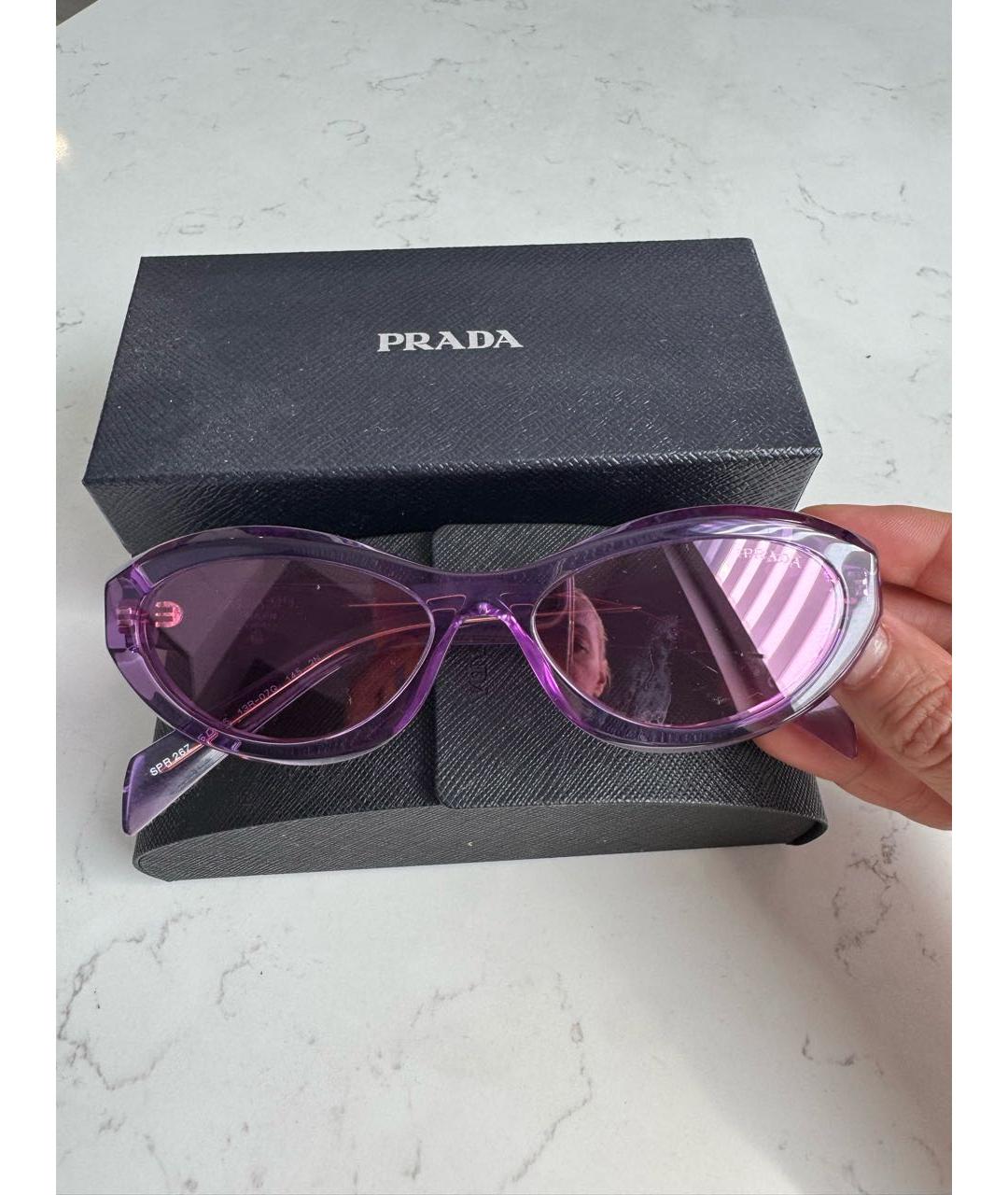 PRADA Мульти пластиковые солнцезащитные очки, фото 3